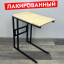 Стол прикроватный Loft с лакированной столешницей из массива сосны и черными металлическими ножками, 55x35x60 см 720-10015