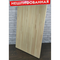 Столешница деревянная для стола, 100х20х4 см, без шлифовки и покраски Stsosna10020net