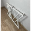 Ножки для стола в стиле Loft Z-образные, опоры для стола лофт 58,5х71 см, подстолья металлические регулируемые прочные, порошковая покраска, белого цвета, 2 шт. nogaX60white-2