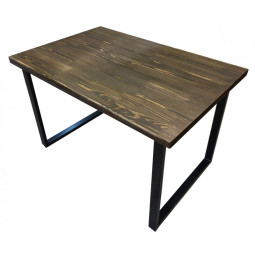 Стол Loft из массива сосны 90x60 цвет Венге stloft9060ven