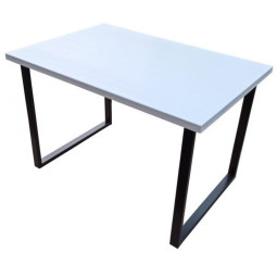 Стол Loft из массива сосны 90х60см см цвет белый stloft9060white