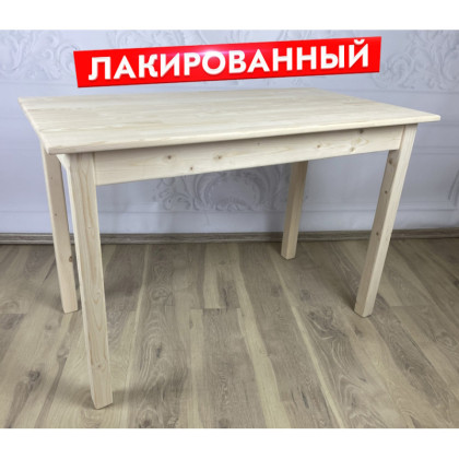Стол кухонный Классика из массива сосны, столешница 20 мм, лакированный, 120х60х75 см 600-10355