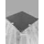 Столешница деревянная квадратная для стола, цвет черного оникса, 75x75х4 см 800-10062