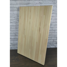 Столешница деревянная для стола, без покраски, 100x75х4 см Stsosna10075beg